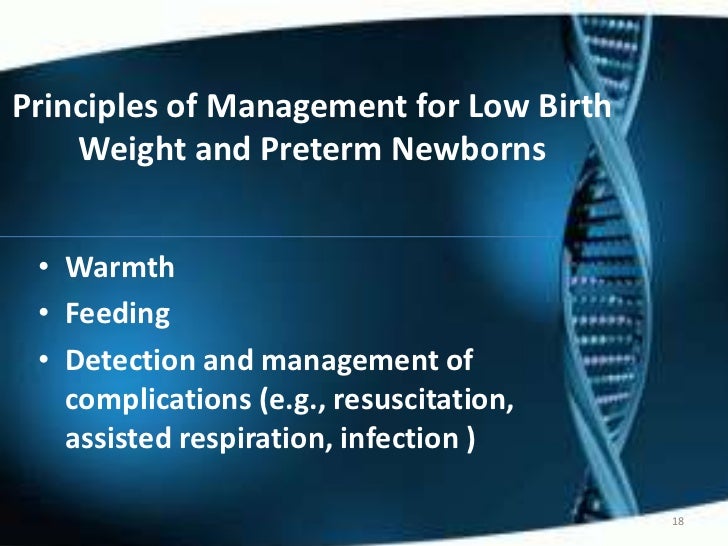 Management of LOW BIRTH WEIGHT BABY