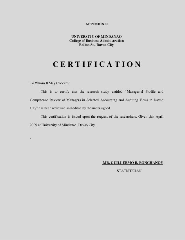 certification letter for grammarian managerial competence review for manager in selected certification letter for grammarian managerial competence review for manager in selected
