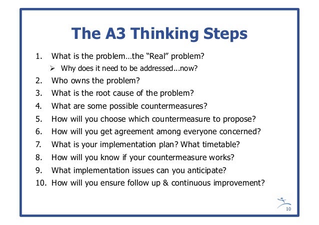 A3 Problem Solving Training