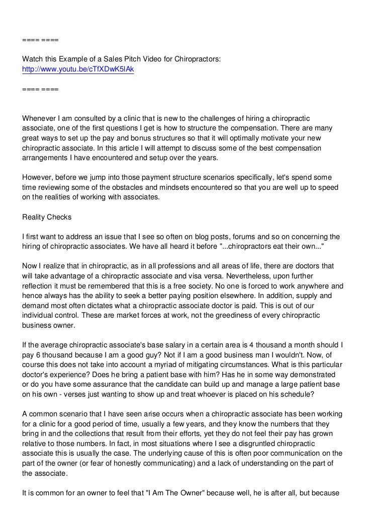 Cover Letter For Chiropractic Associate Cover Letter For Chiropractic Associate