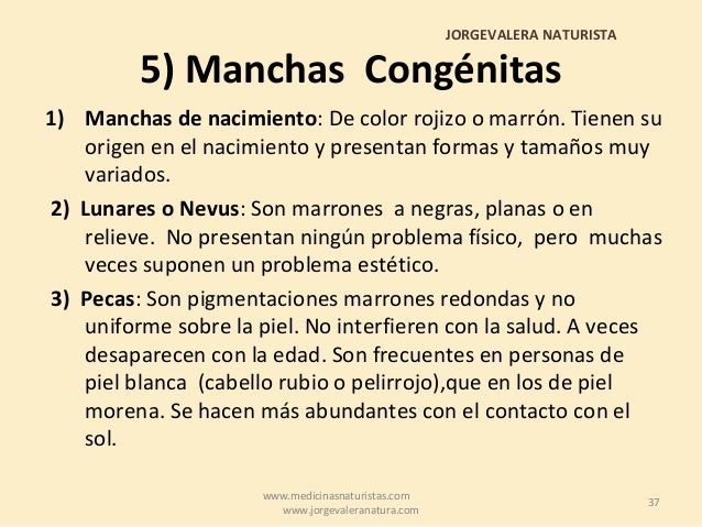 Por qué hay unas manchas oscuras de pigmento