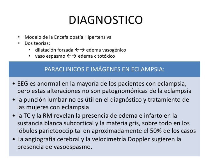 Manejo de la eclampsia