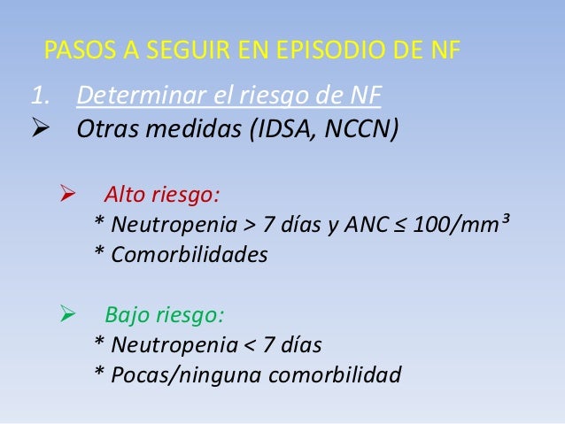 los síntomas más comunes de la neutropenia
