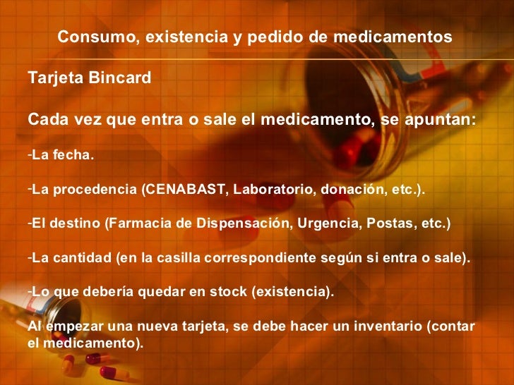 Manejo de Stock y Almacenamiento de Medicamentos en Bodega de Farmacia