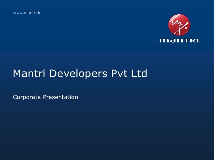 Mantri Developers Mantri Developers Review
