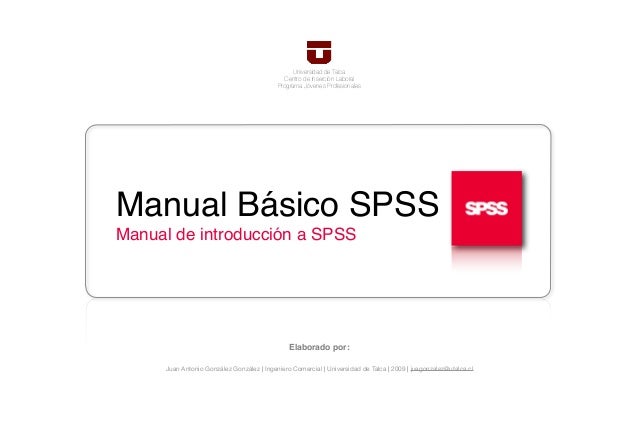 Manual Spss Basico | manual basico spss Manual Spss Basico | manual basico spss