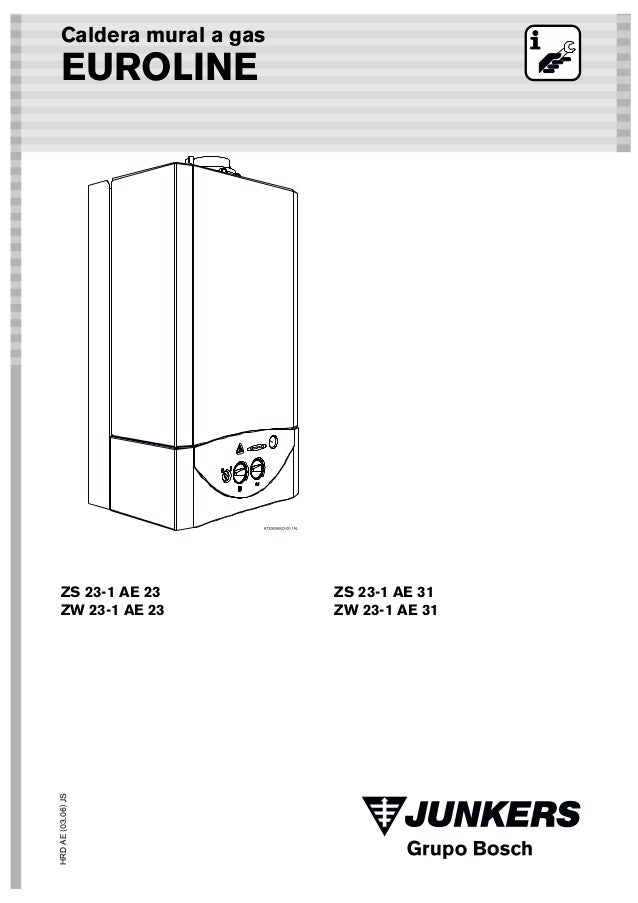 Manual caldera junkers euroline zw 24