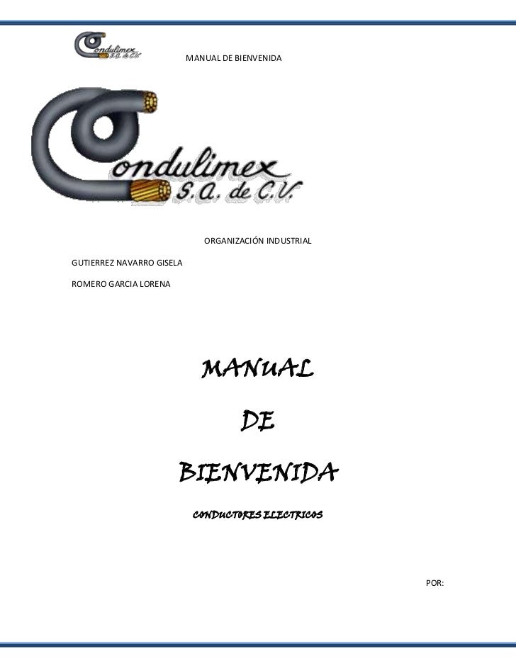 EJEMPLO DE MANUAL DE BIENVENIDA ejemplo de manual de bienvenida: