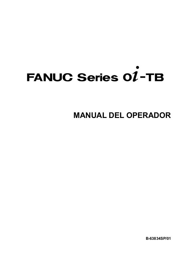 Fanuc Oi Tb Maintenance Manual