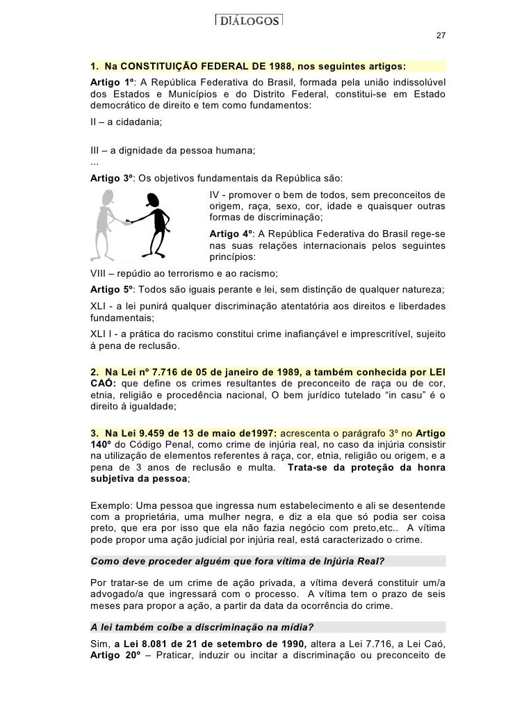 Artigo racismo