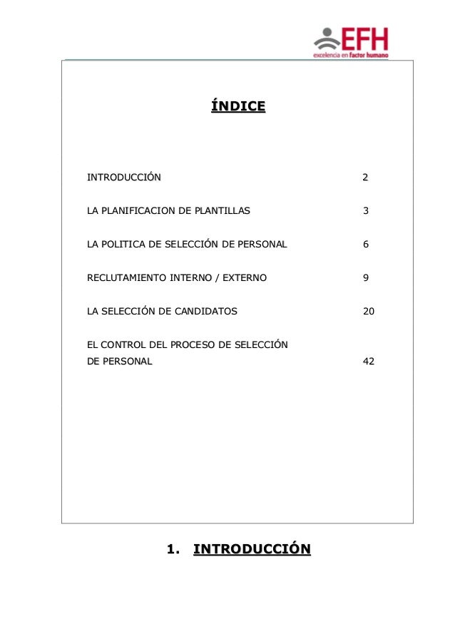Plan De Reclutamiento De Personal