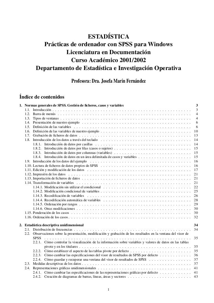 Manual De Spss 22 | manual spss estadistica Manual De Spss 22 | manual spss estadistica