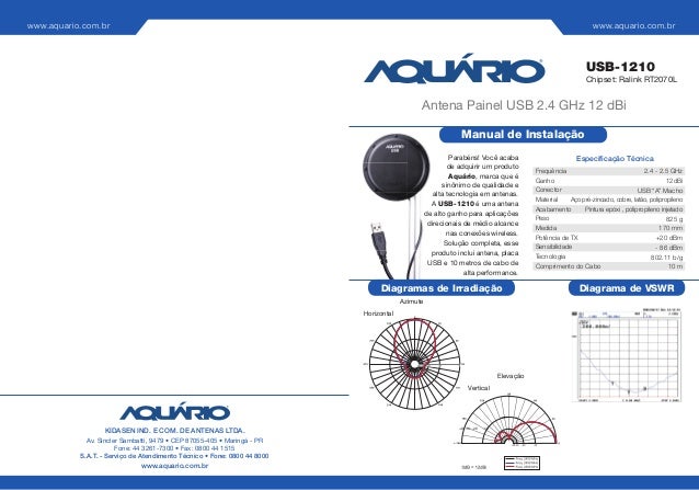 Driver Aquario Usb 1210