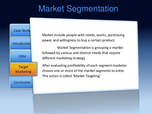 case study target market