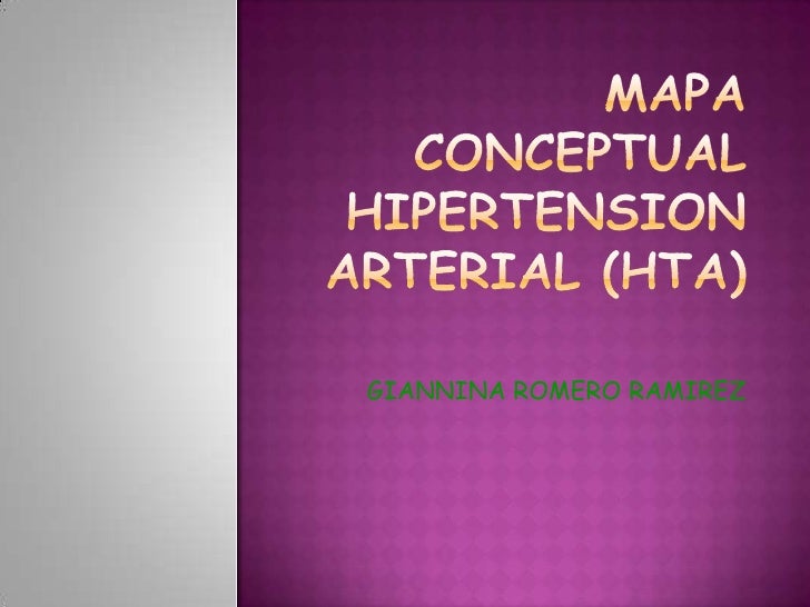 Mapa conceptual hipertension arterial (hta) Mapa conceptual hipertension arterial (hta)