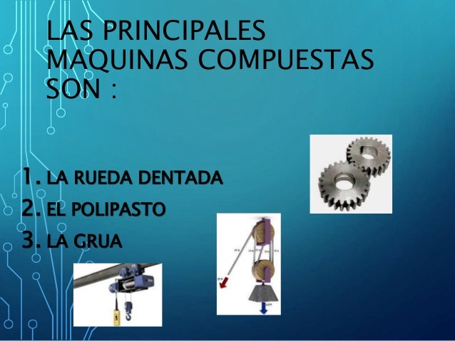Maquinas compuestas