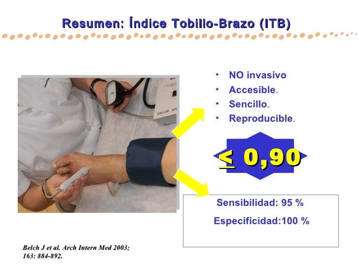 Medición índice Tobillo-Brazo