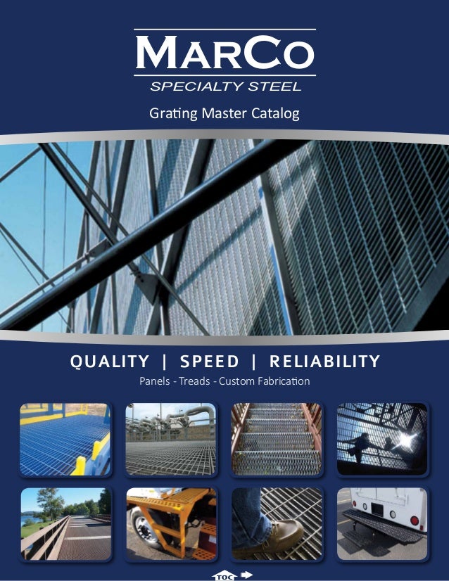 Marco Specialty Steel Master Grating Catalog V1
