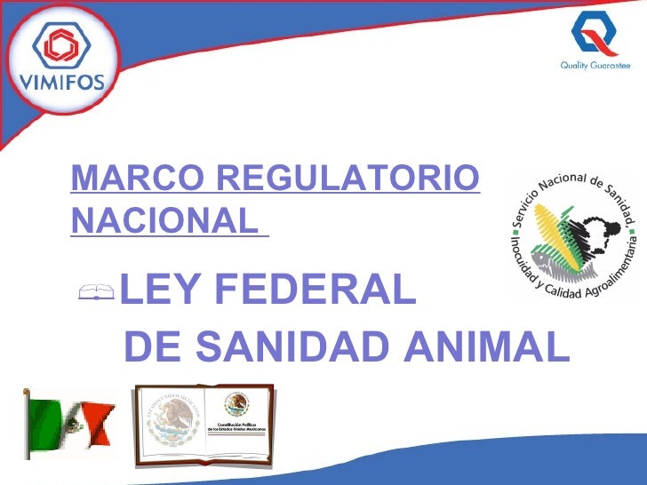 Marco reg en materia zoosanitaria