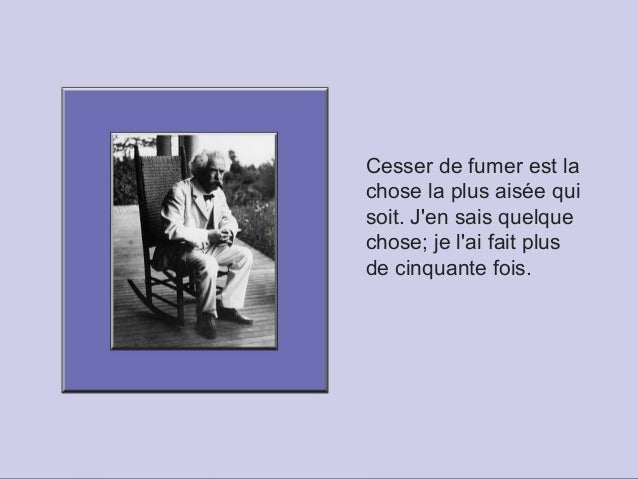 Cesser de fumer que faciliter