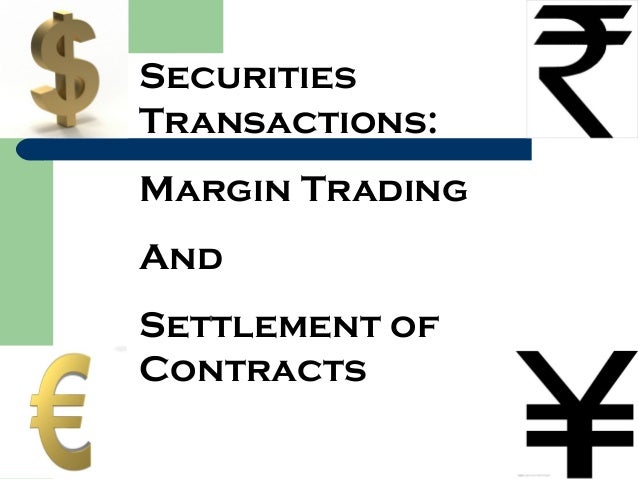 trading and settlement in stock market
