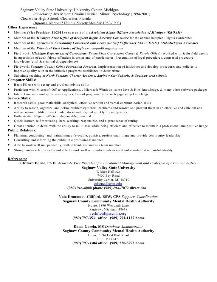 funky criminal justice resume no experience festooning resume