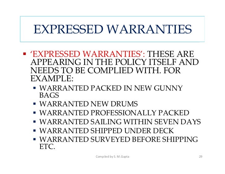 Basics of Marine Insurance.