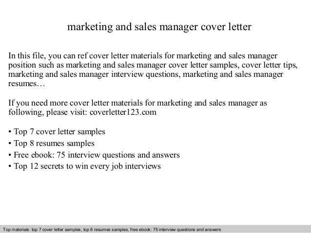technology manager cover letter