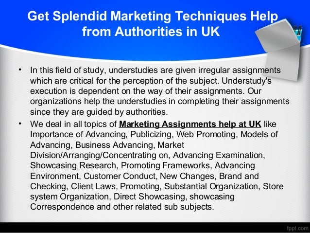 Assignments help uk