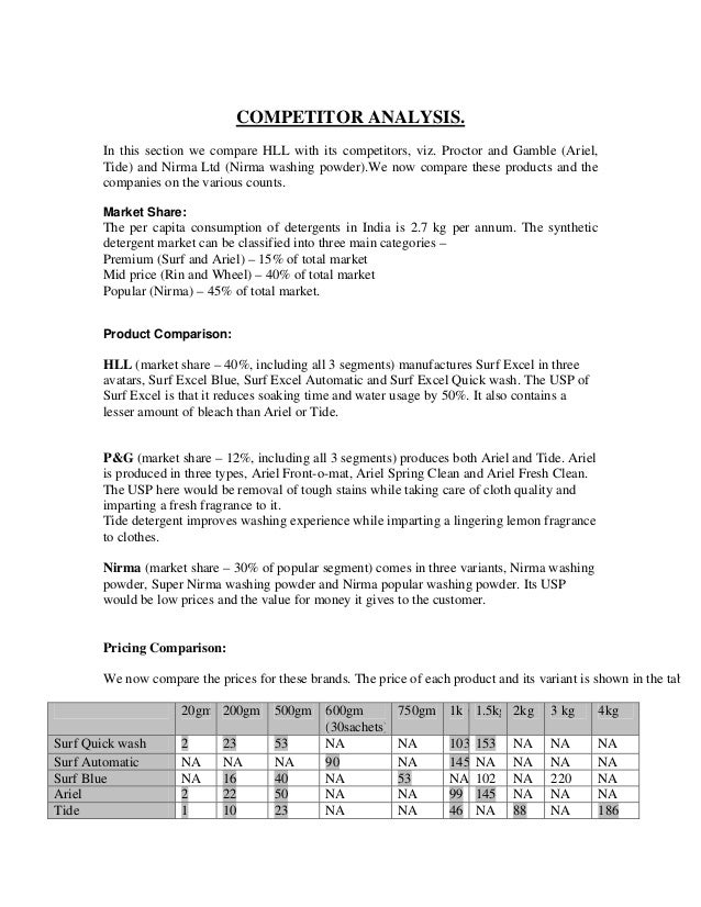 market segmentation for rin washing powder market segmentation for rin washing powder