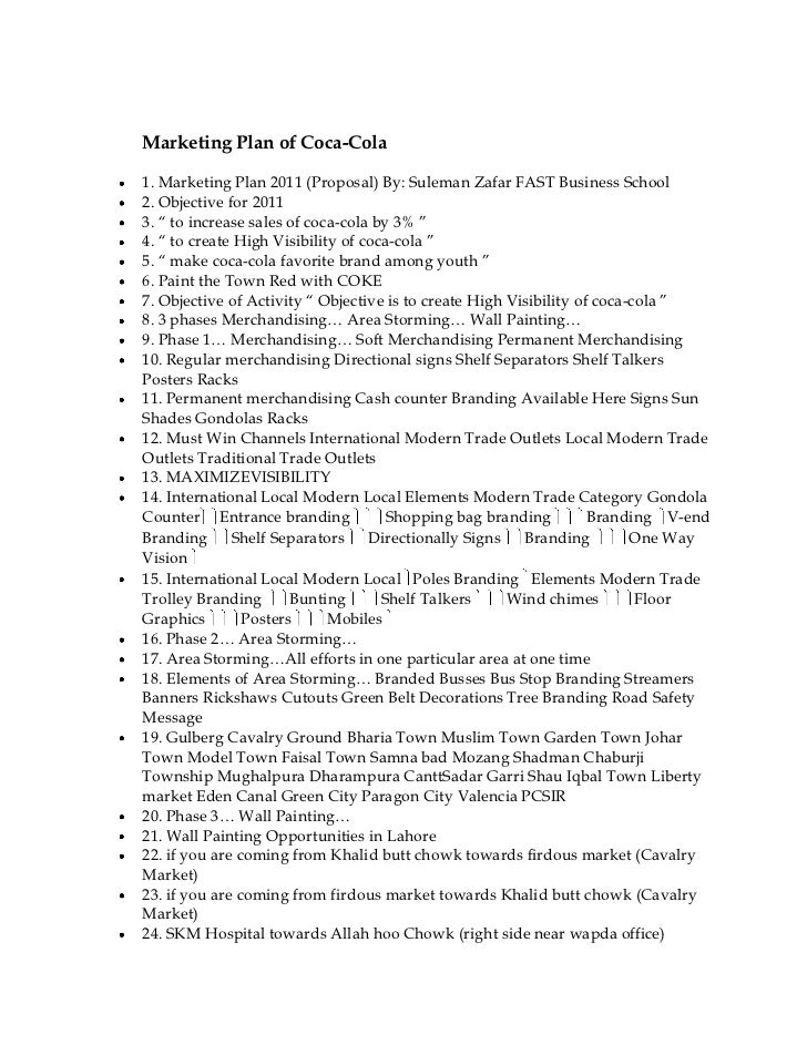 media plan objective for coca cola Coca cola media plan coca cola was one of america's aspect of nostalgia to the messagemedia objectives within $10 million budget. media plan objective for coca cola Coca cola media plan coca cola was one of america's aspect of nostalgia to the messagemedia objectives within $10 million budget.