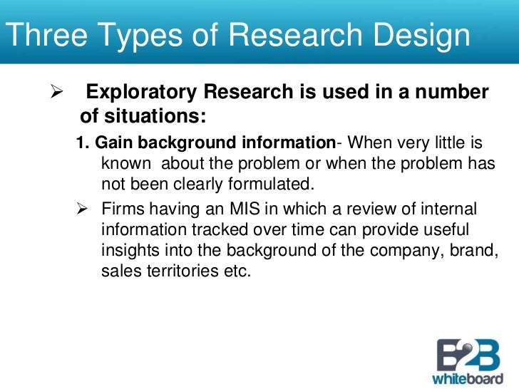 What is research design