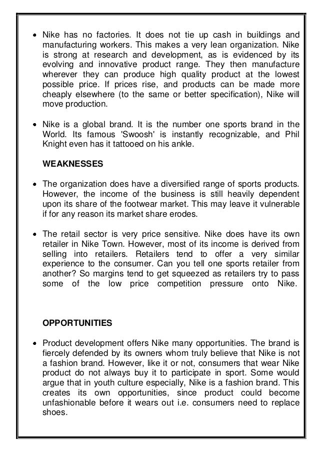 Nike research papers