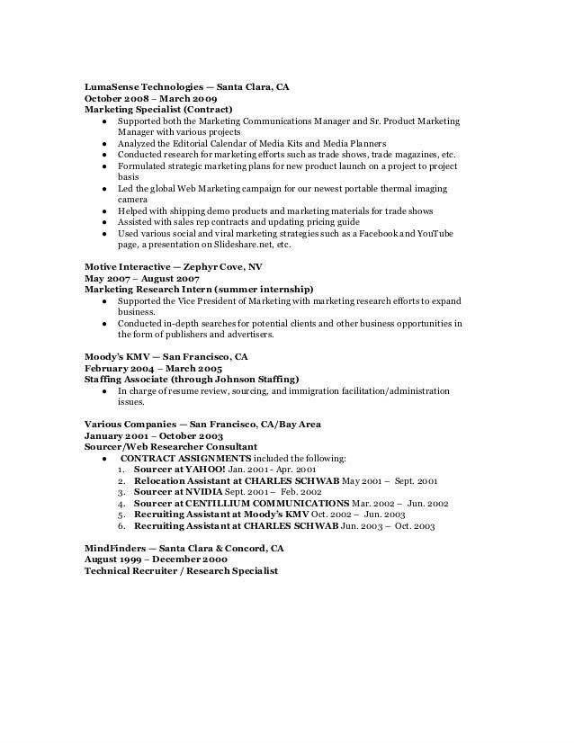 procurement specialist resume