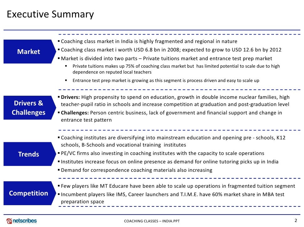 engineering executive summary