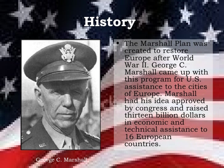 Marshall plan summary essays