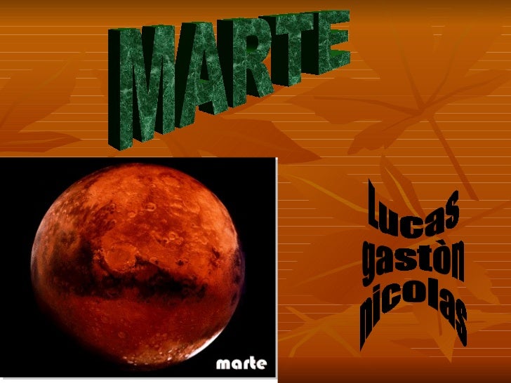 EL PLANETA MARTE ES ROJO el planeta marte es rojo: