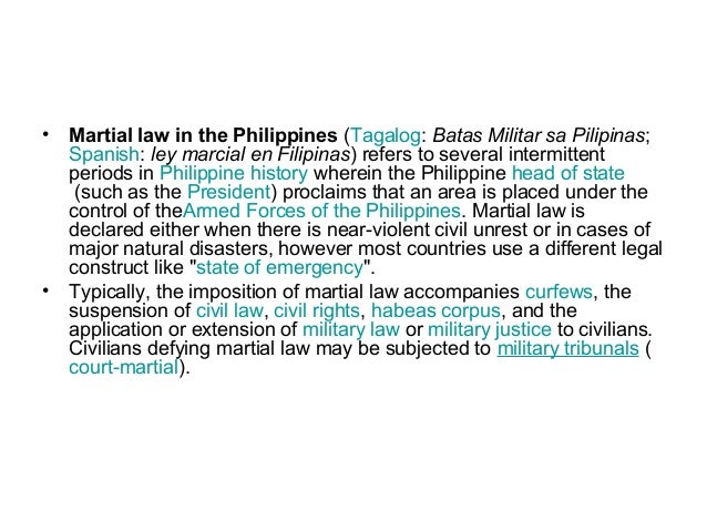 martial law in the philippines martial law in the philippines