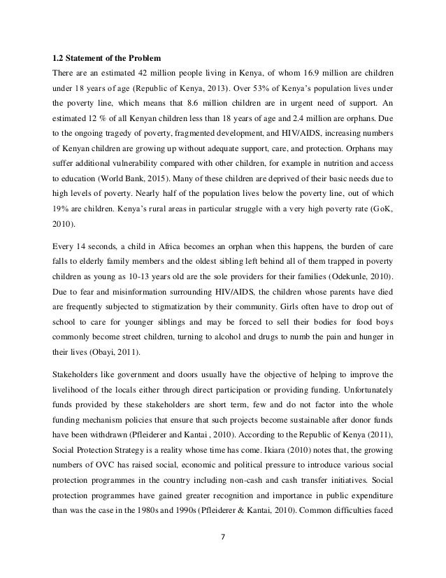 Essay on orphans