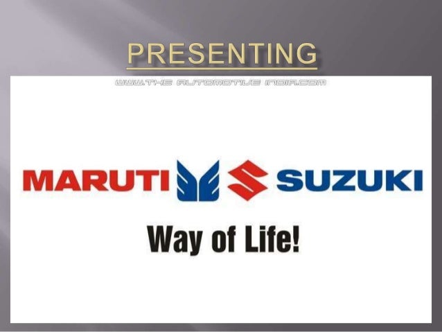 Maruti Suzuki Csr Ppt Maruti Suzuki Csr Ppt