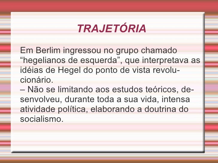 Sociologia Marx Ideias De Hegel ~ Sociologia Marx