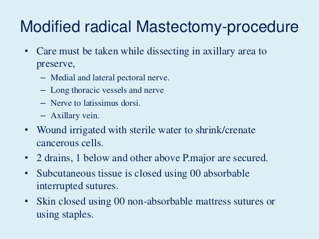 Mastectomy