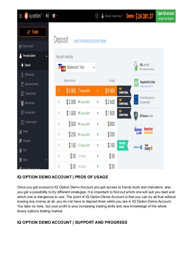 Binary options trading using paypal