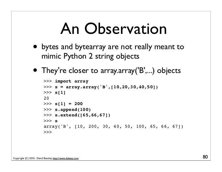 Assigning Values To An Array