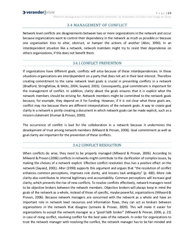 Dissertation organization