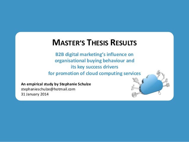 master thesis direct marketing