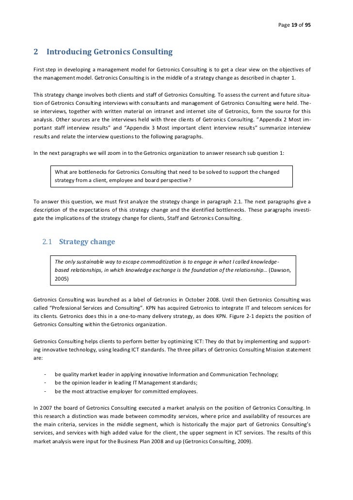 chapter one of a masters thesis chapter one of a masters thesis