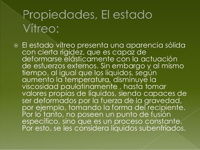 Materiales vítreos