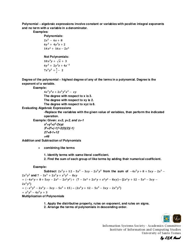 exponent descending form