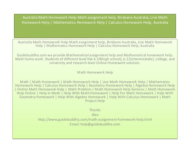 Homework help brisbane